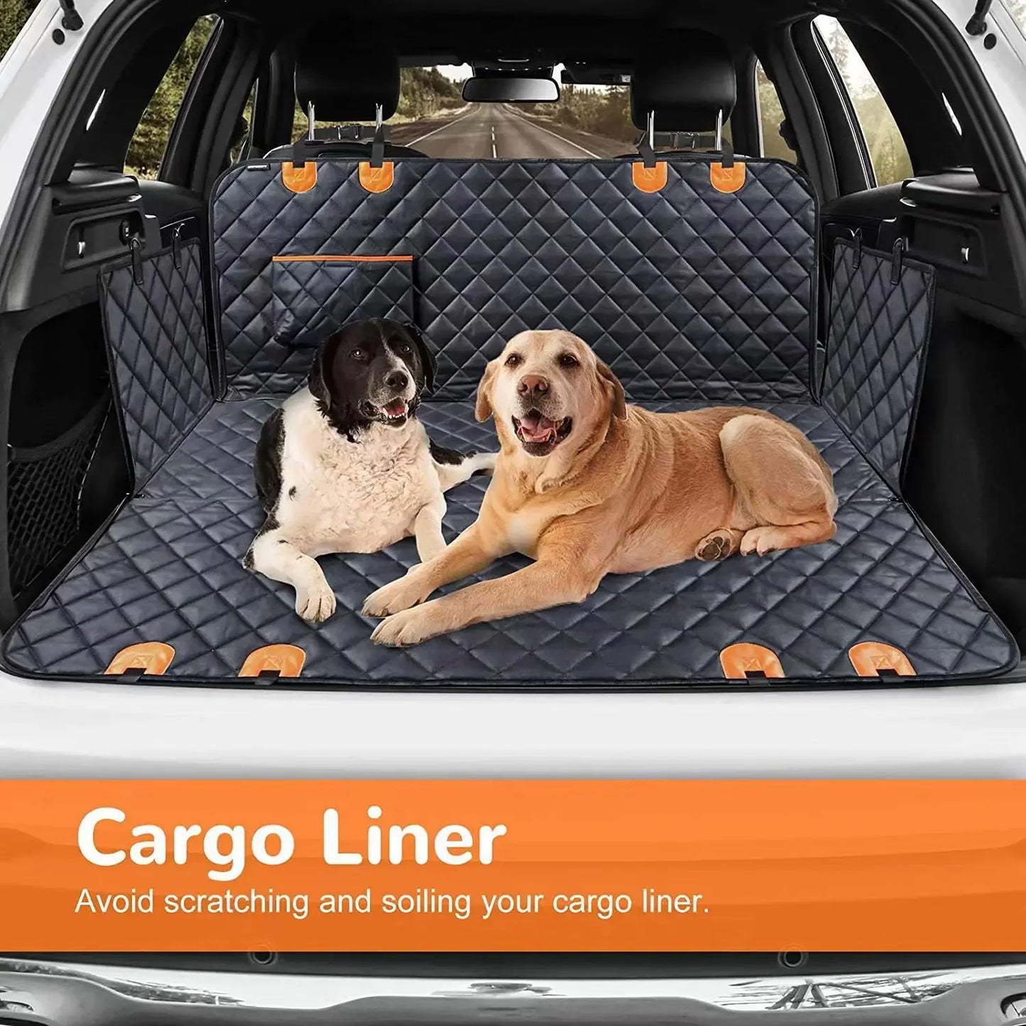 Housse de Voiture Premium pour Chien – Imperméable, Antidérapante & Confort Bien-Être