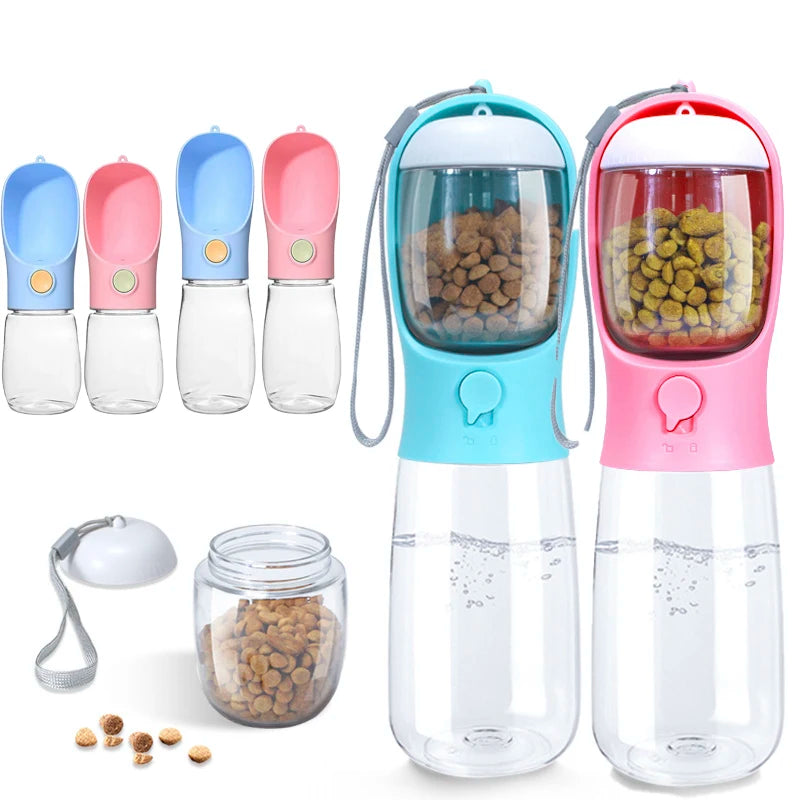 Gourde Premium 2-en-1 Anti-Stress pour Chiens & Chats – Hydratation & Repas Instantanés
