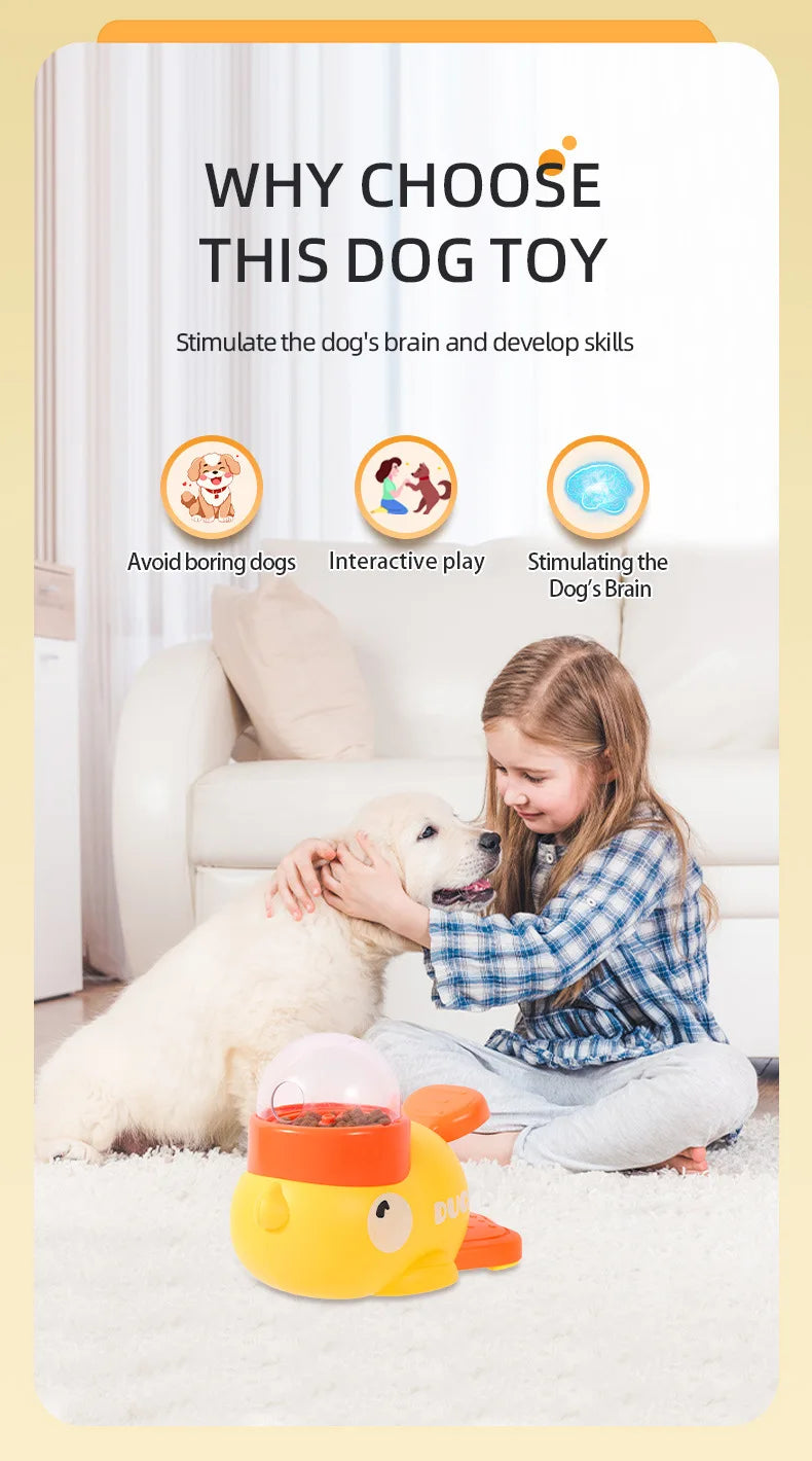 Distributeur Anti-Stress Interactif pour Chien et Chat – Jeu Intelligent + Récompense Gourmande