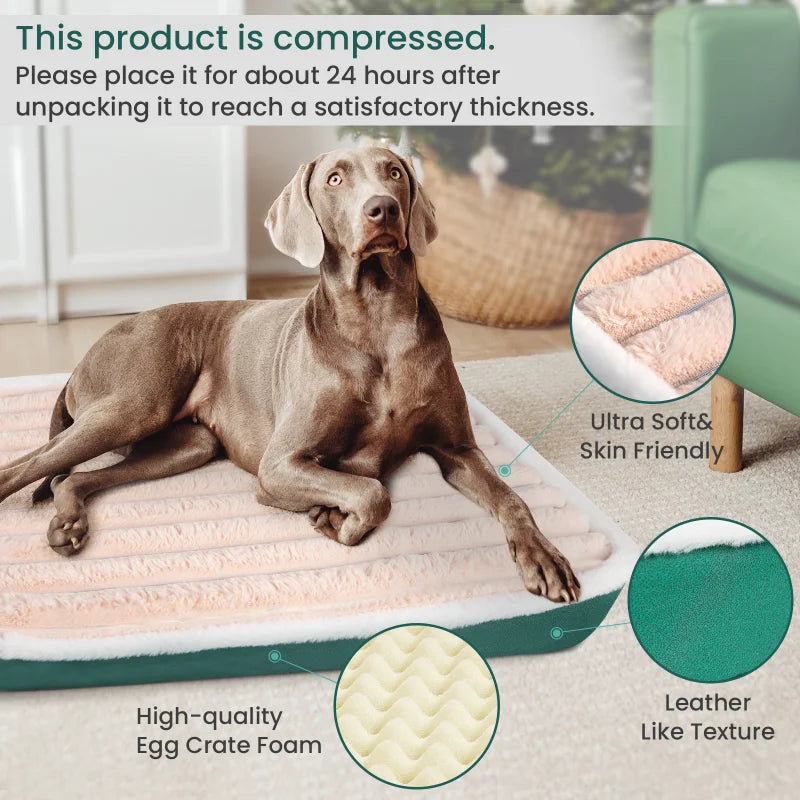 Coussin Orthopédique Ultra-Doux pour Chien – Anti-Stress, Moelleux et Lavable