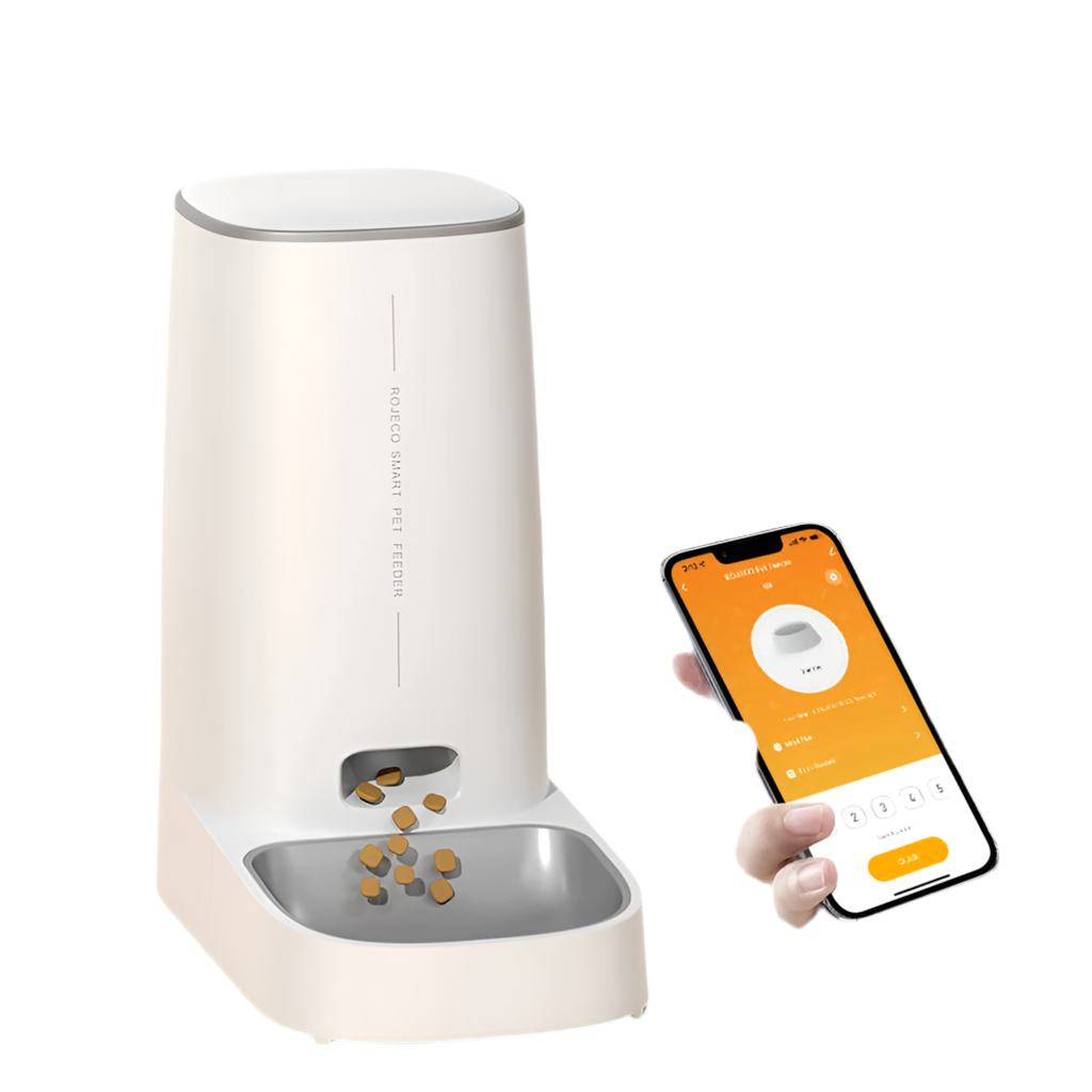 Distributeur Automatique de Croquettes Connecté – Contrôle via Application Mobile