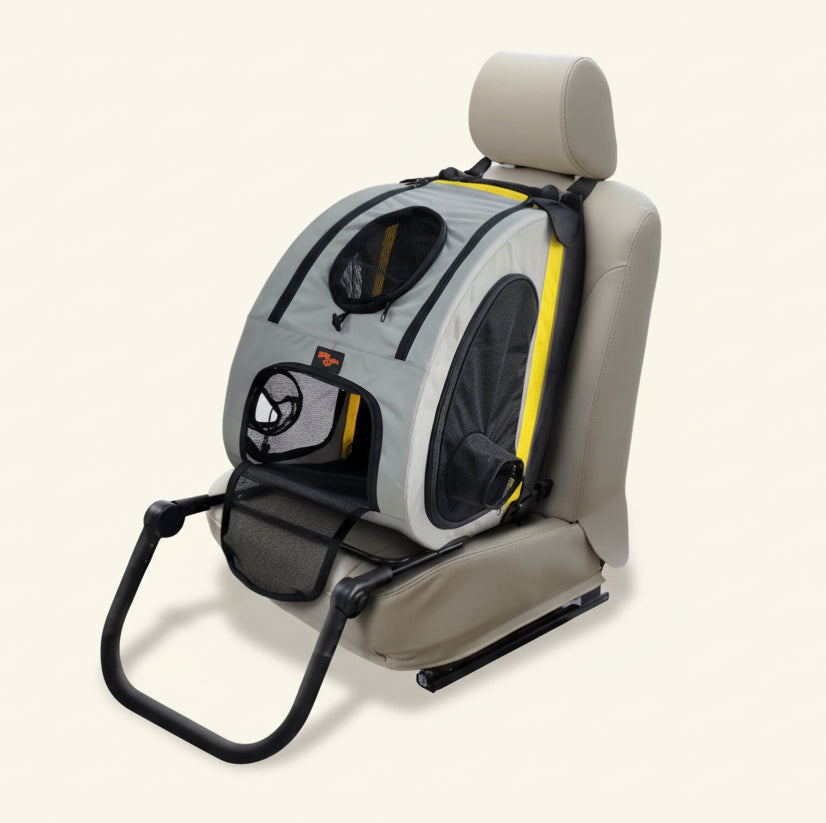 ZenRide™ DuoSafe – Poussette + Siège Auto 2-en-1 (Chien & Chat)