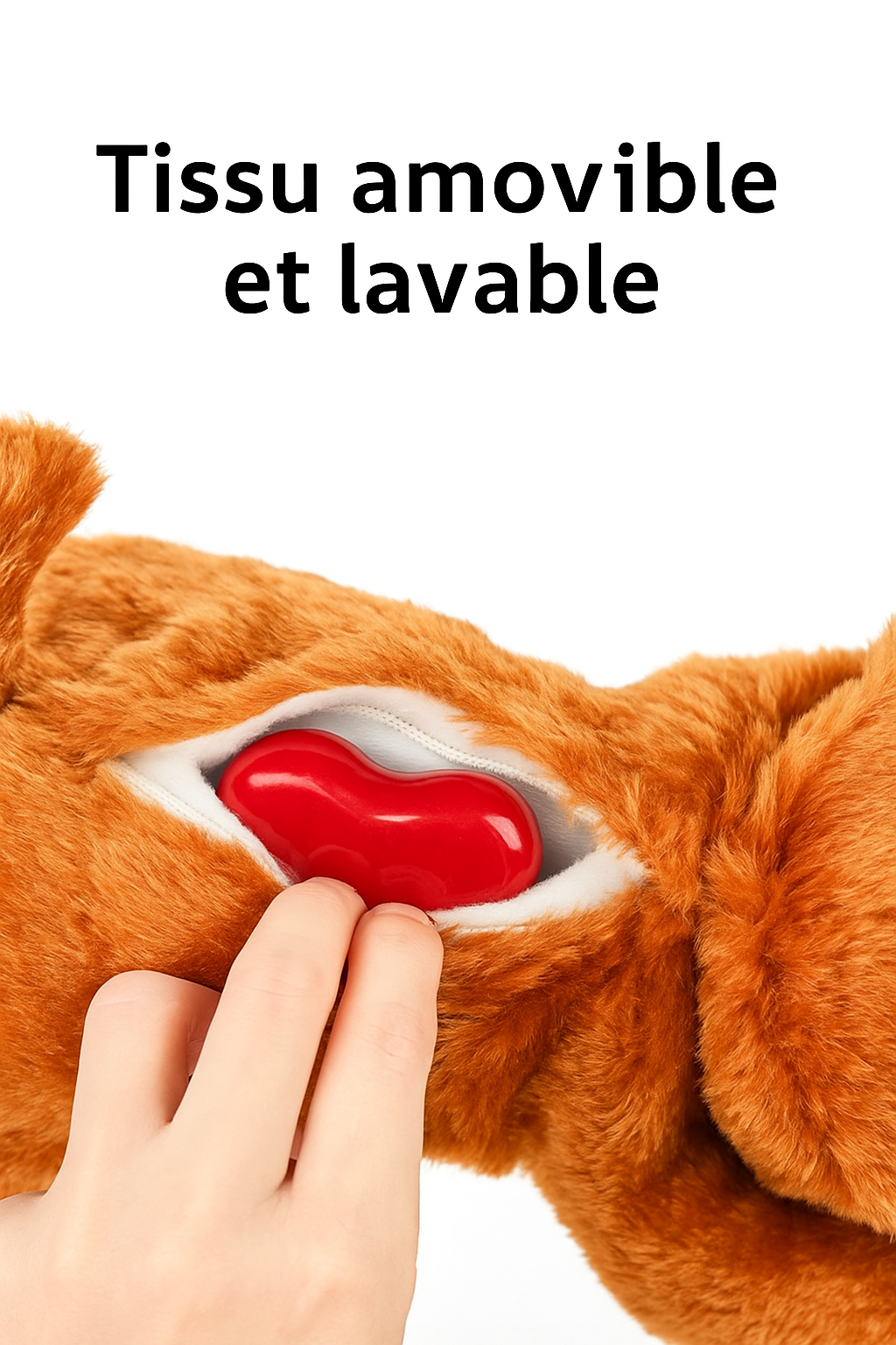 Coussin anti-anxiété avec battements de cœur