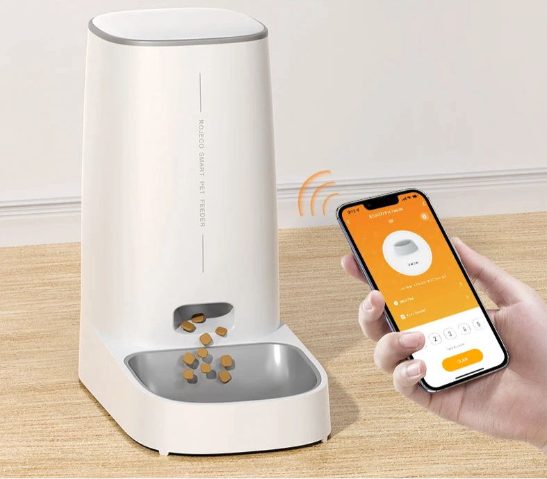 Distributeur Automatique de Croquettes Connecté – Contrôle via Application Mobile