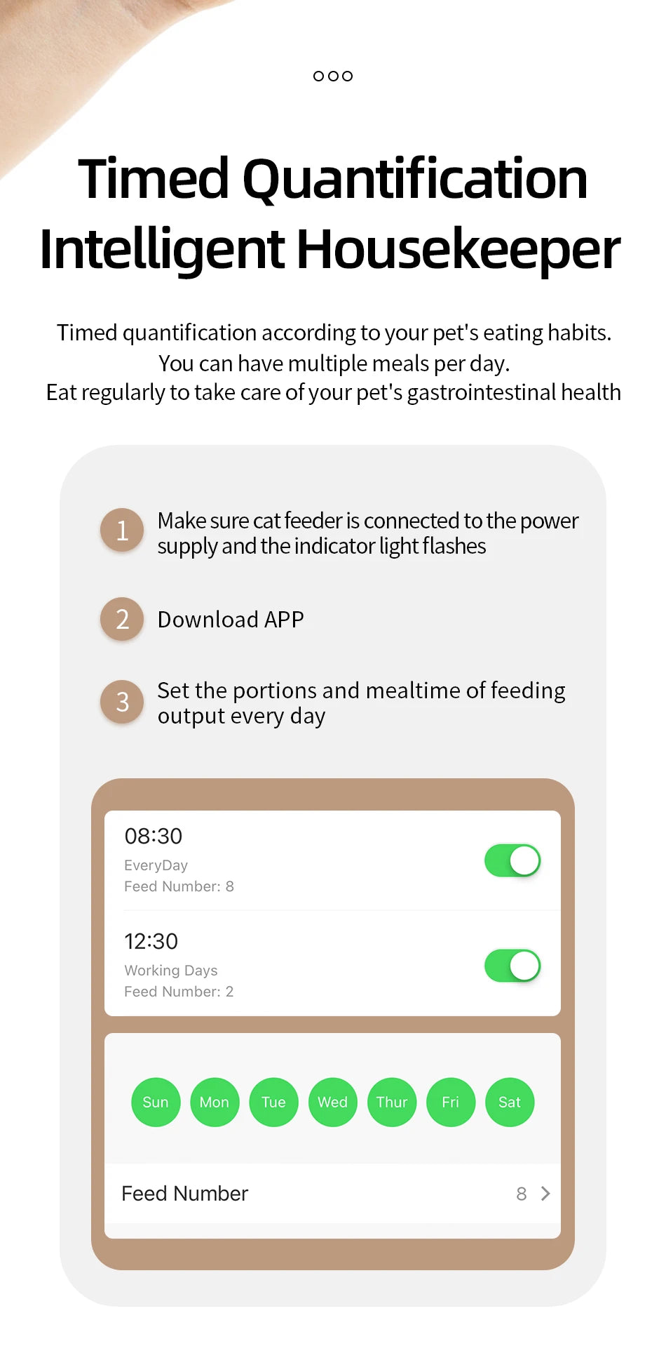 Distributeur Automatique de Croquettes Connecté – Contrôle via Application Mobile