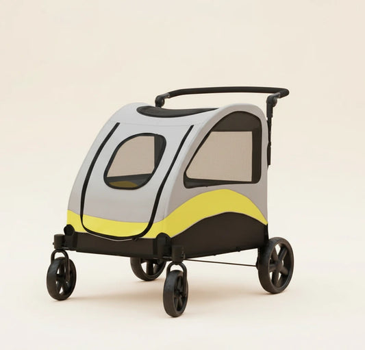 ZenRide™ DuoSafe – 2-in-1 Stroller + Car Seat (Dog & Cat)