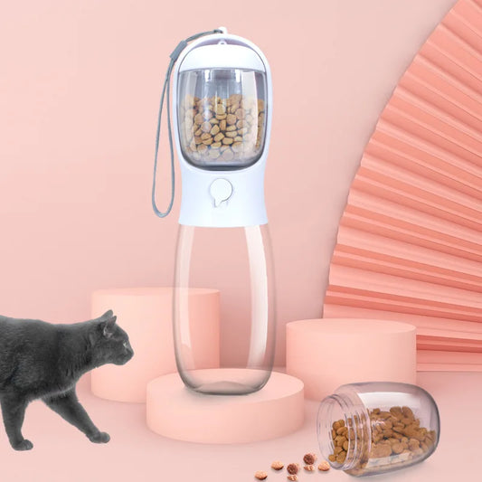 Gourde Premium 2-en-1 Anti-Stress pour Chiens & Chats – Hydratation & Repas Instantanés