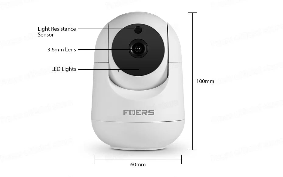 Caméra de Surveillance Intelligente 4K – 8MP UHD avec Suivi Automatique, Vision Nocturne & Effet Anti-Stress