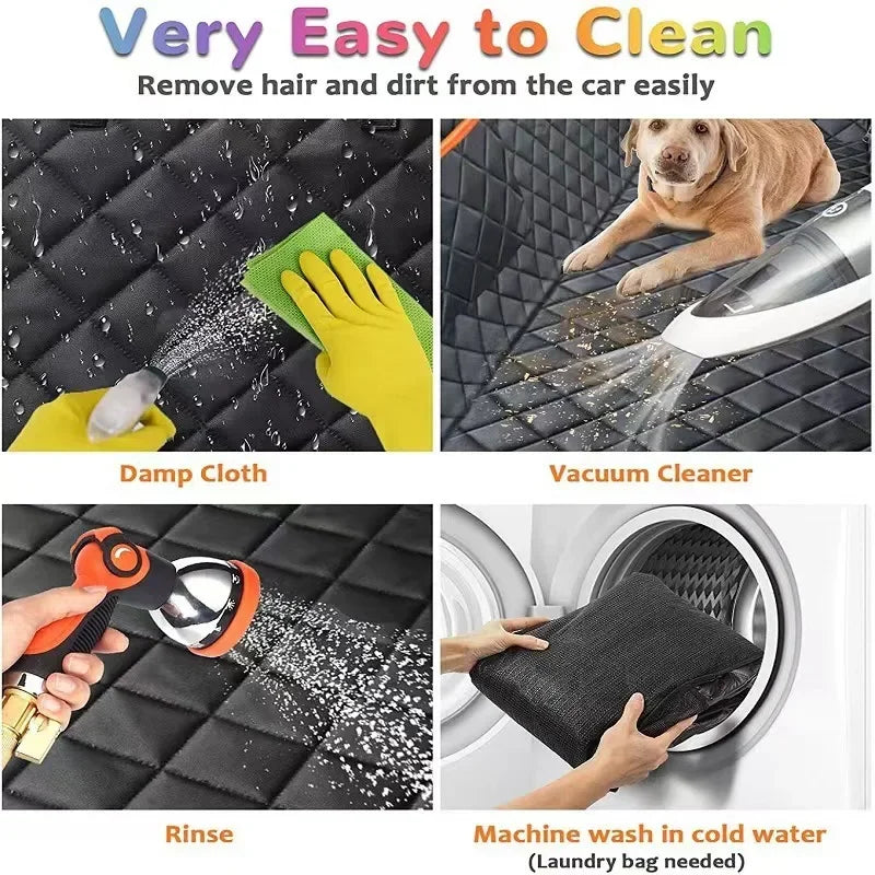 Housse de Voiture Premium pour Chien – Imperméable, Antidérapante & Confort Bien-Être