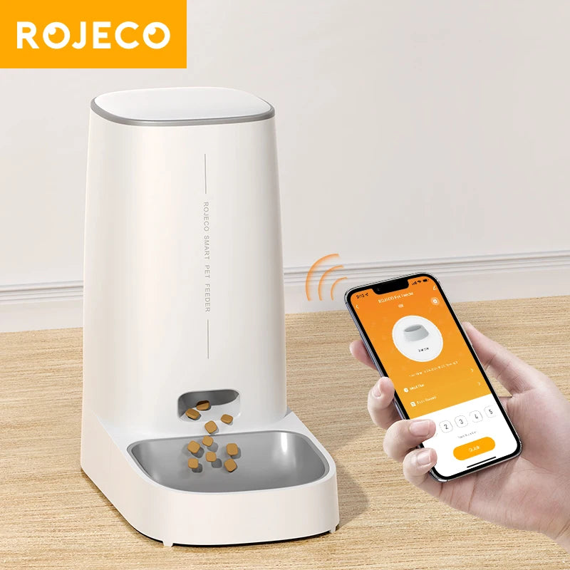 Distributeur Automatique de Croquettes Connecté – Contrôle via Application Mobile