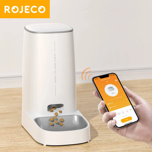 Distributeur Automatique de Croquettes Connecté – Contrôle via Application Mobile
