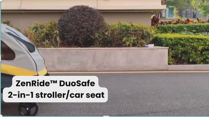 ZenRide™ DuoSafe – 2-in-1 Stroller + Car Seat (Dog & Cat)